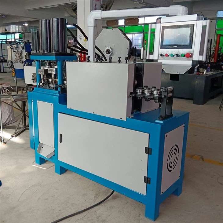 CNC Flat Hose Strip Bending Machine With Punching Logo